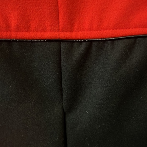 Steve Madden peacoat coat jacket red and black size large NWT winter dressy - Picture 12 of 13